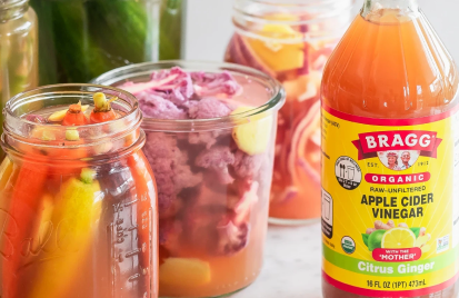 Citrus Ginger Pickled Vegetables