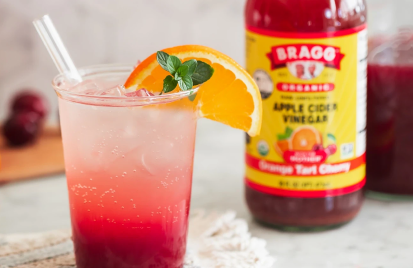 Orange Tart Cherry Shrub