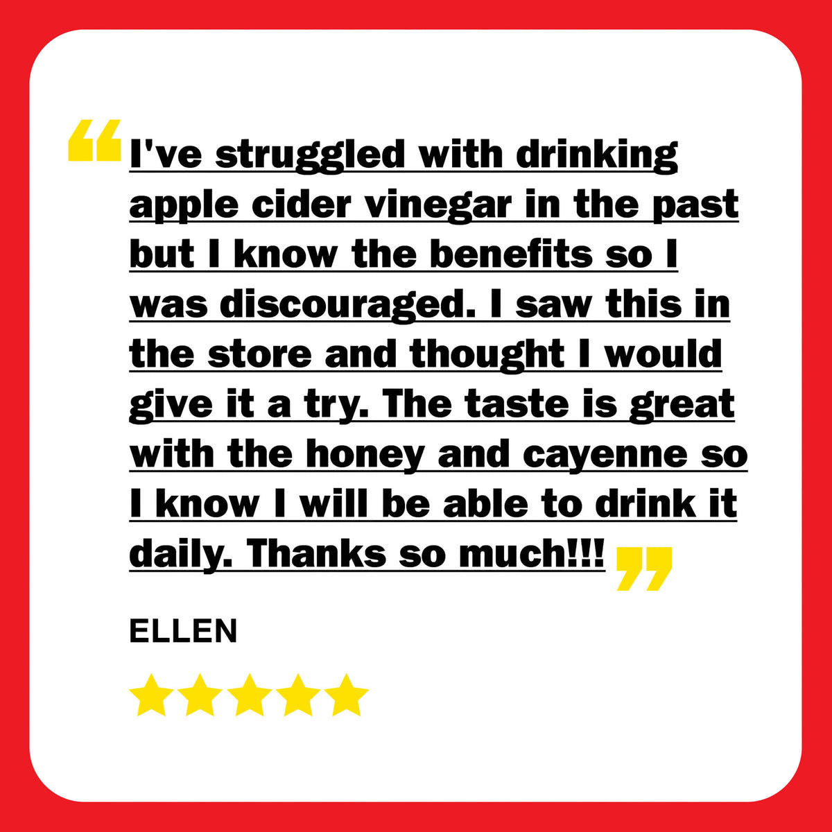 Apple Cider Vinegar Honey Cayenne Wellness Cleanse