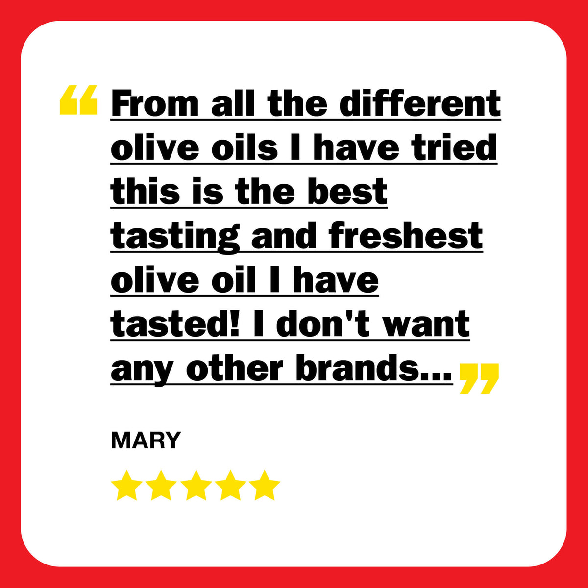 Extra Virgin Olive Oil