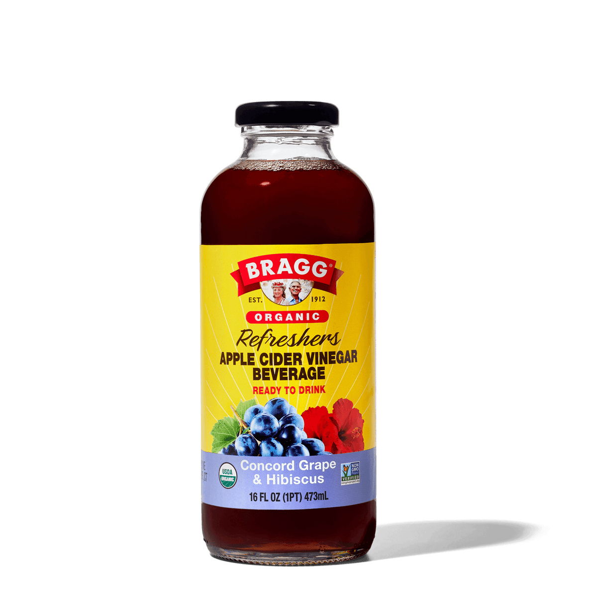 Apple Cider Vinegar Refresher, Concord Hibiscus, 2 Pack