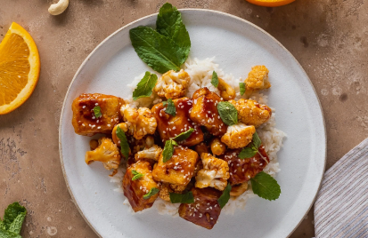 Orange Cashew Tofu