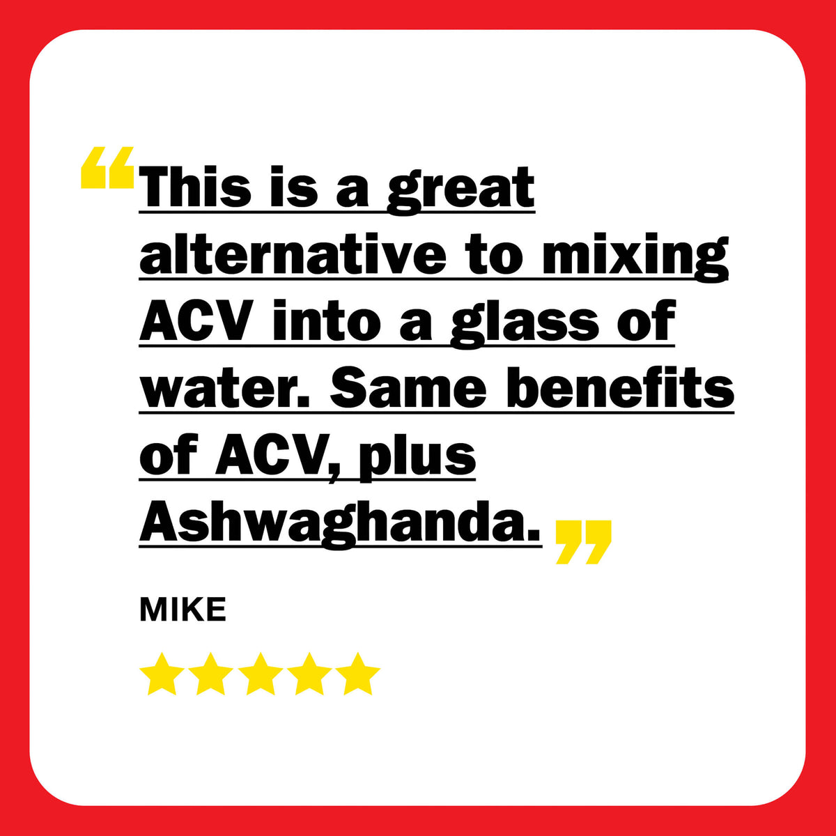 Balance ACV Supplement