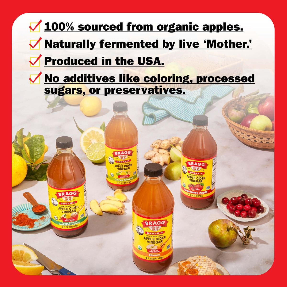 Apple Cider Vinegar Honey Cayenne Wellness Cleanse