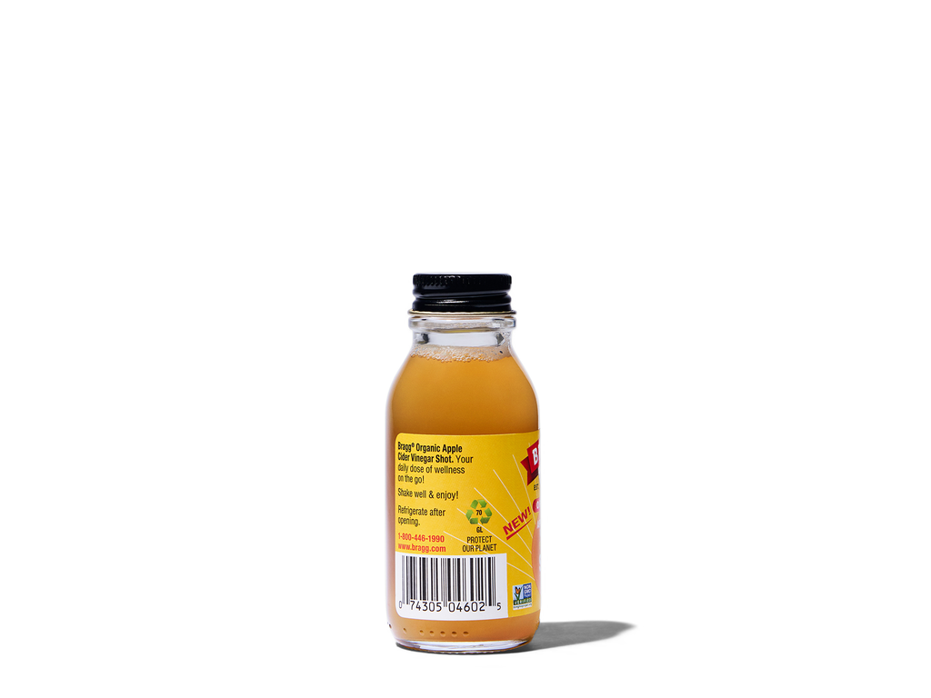 Apple Cider Vinegar Shot, Honey, 4 Pack